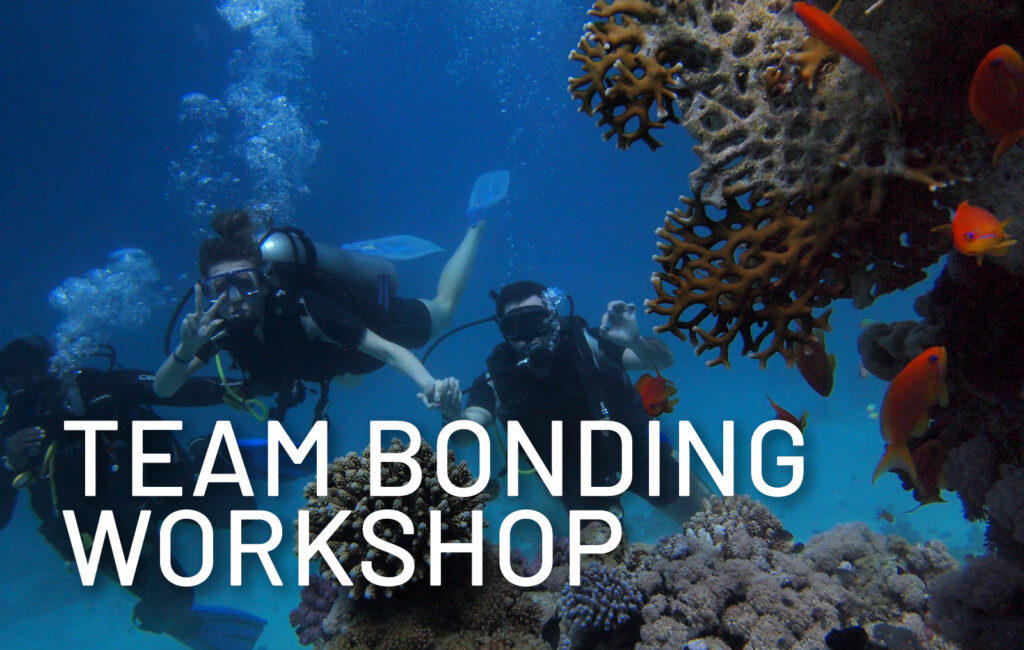 Scuba team bonding workshop in the North of England